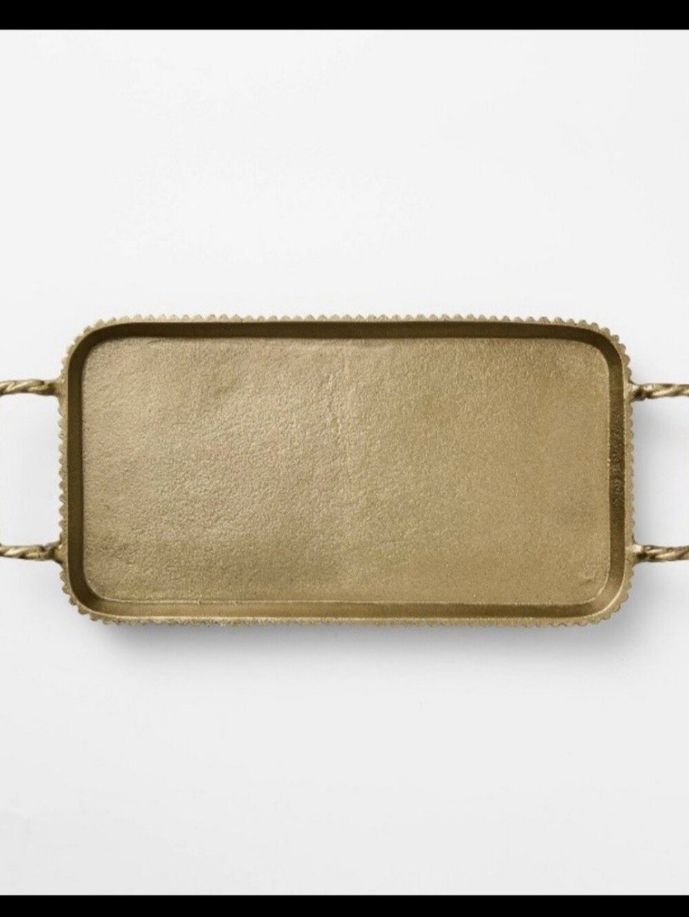 Brass Footed Tray with Handles - Threshold™ designed with Studio McGee